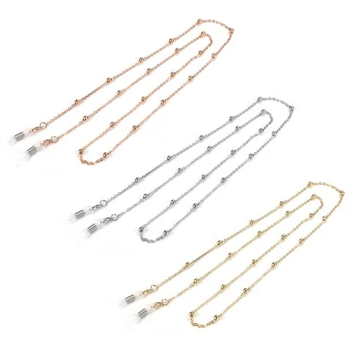 3PCS Beaded Eye Glasses Cord Holder Chains Eyewear Retainer Strap Women
